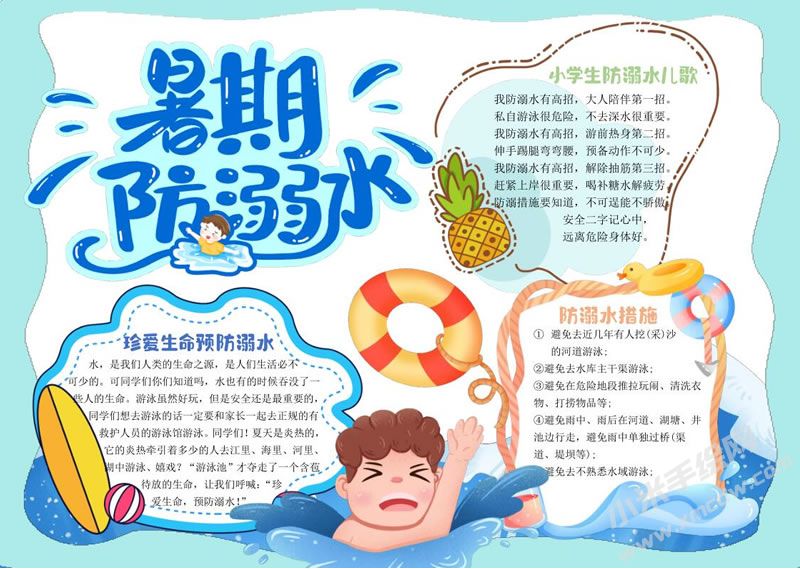 暑期防溺水手抄報.jpg