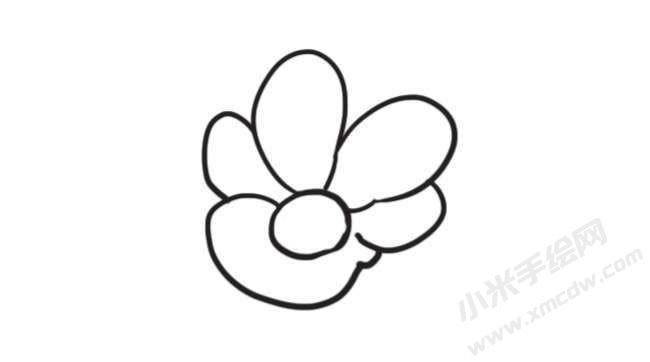 石榴花簡(jiǎn)筆畫創(chuàng)作步驟圖示02