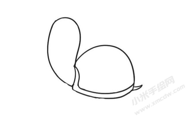 烏龜簡(jiǎn)筆畫(huà)創(chuàng)作步驟圖示02