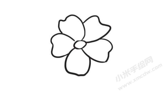 茉莉花簡(jiǎn)筆畫創(chuàng)作步驟圖示02