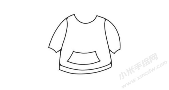 上衣簡(jiǎn)筆畫(huà)創(chuàng)作步驟圖示03