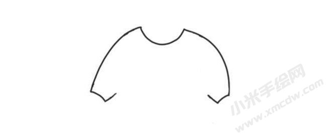 上衣簡(jiǎn)筆畫(huà)創(chuàng)作步驟圖示01