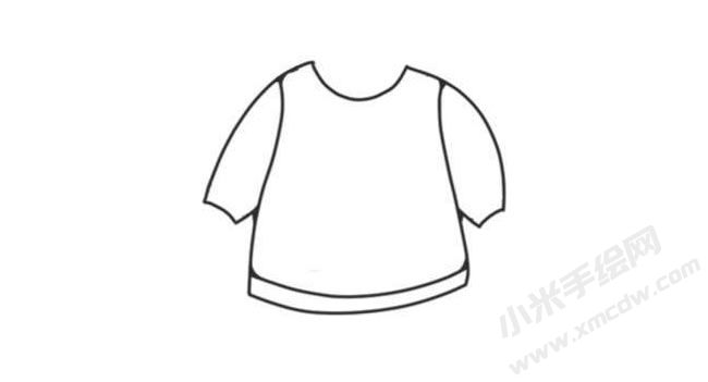 上衣簡(jiǎn)筆畫(huà)創(chuàng)作步驟圖示02