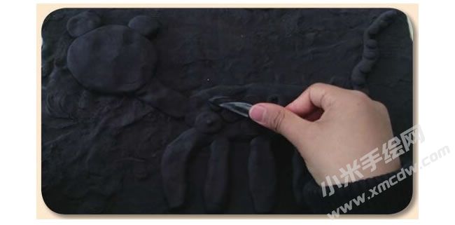 金錢豹diy手工畫創(chuàng)作步驟圖示03