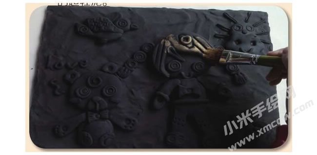 我和玩具熊diy手工畫創(chuàng)作步驟圖示04