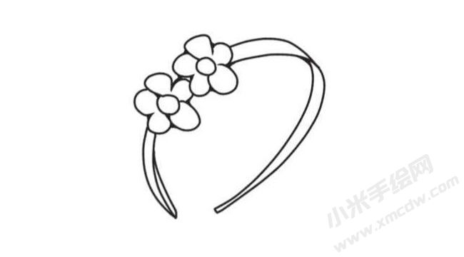 頭飾簡(jiǎn)筆畫(huà)創(chuàng)作步驟圖示04