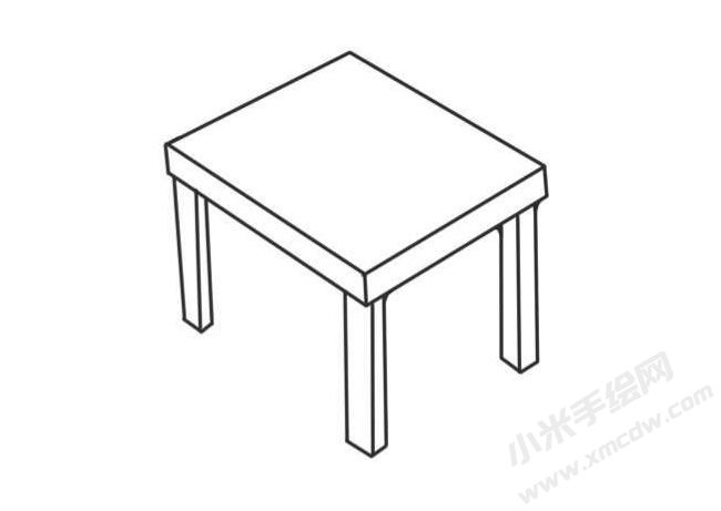 凳子簡(jiǎn)筆畫(huà)創(chuàng)作步驟圖示03