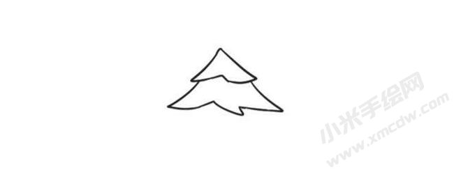 松樹(shù)簡(jiǎn)筆畫(huà)創(chuàng)作步驟圖示02