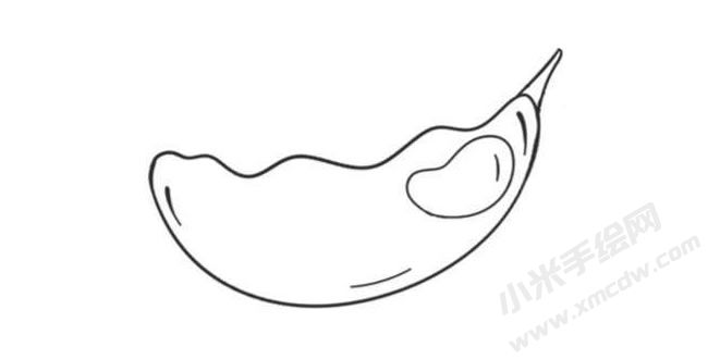 豌豆簡筆畫創(chuàng)作步驟圖示02