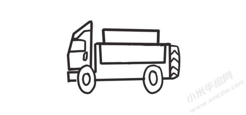 貨車簡筆畫圖片04