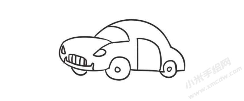 汽車簡筆畫07