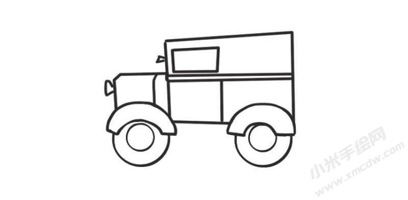 汽車簡筆畫05