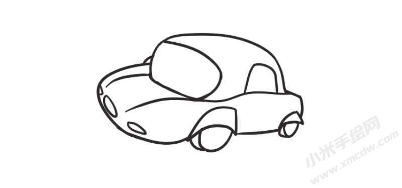 汽車簡筆畫08
