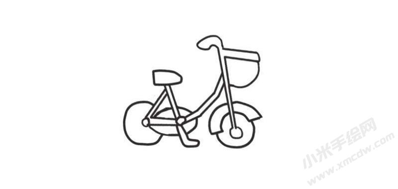 自行車簡筆畫圖片02