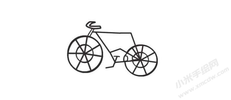 自行車簡筆畫圖片03