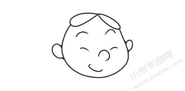 高興表情簡筆畫圖片05