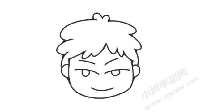 高興表情簡筆畫圖片12