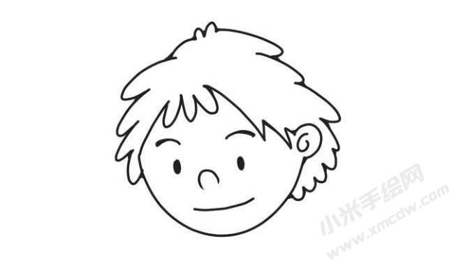 人物生氣表情簡(jiǎn)筆畫(huà)圖片10