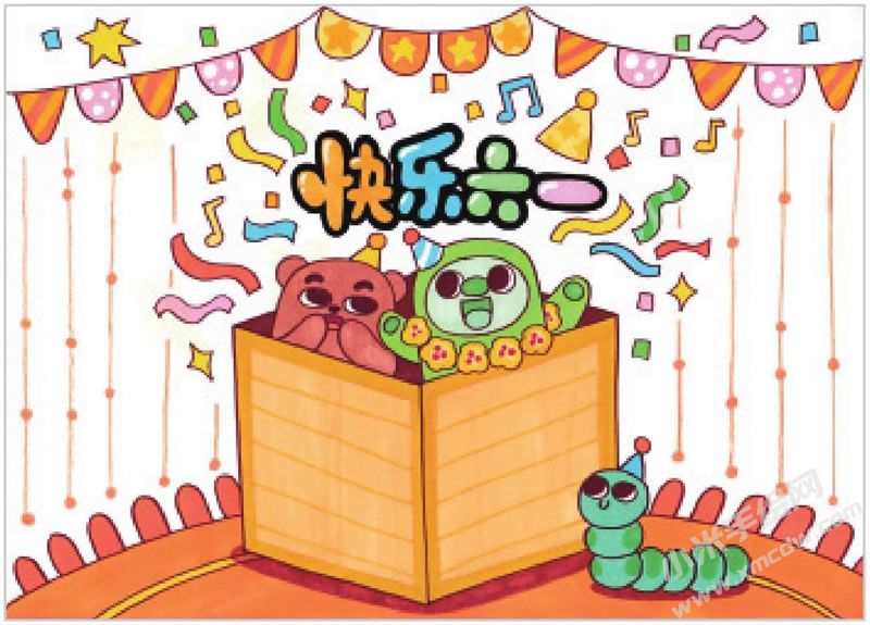快樂六一手抄報01.jpg
