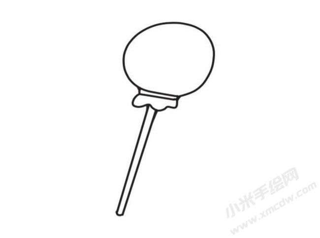 棒棒糖簡(jiǎn)筆畫(huà)創(chuàng)作步驟圖示03