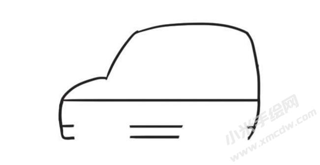 吉普車簡(jiǎn)筆畫創(chuàng)作步驟圖示01