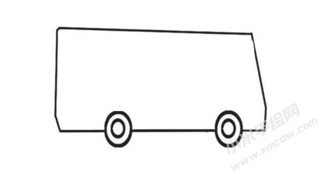 公交車簡筆畫創(chuàng)作步驟圖示02
