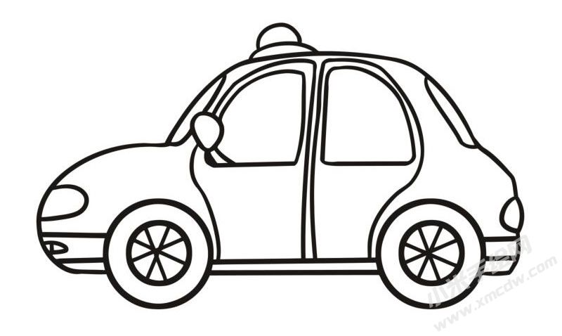 警車簡筆畫圖片13.jpg