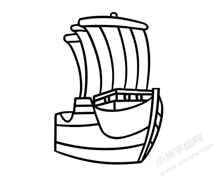 帆船簡(jiǎn)筆畫圖片01.jpg
