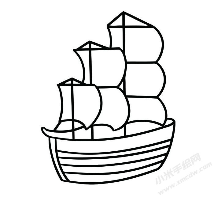帆船簡(jiǎn)筆畫圖片06.jpg