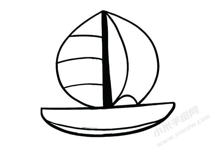 帆船簡(jiǎn)筆畫圖片08.jpg