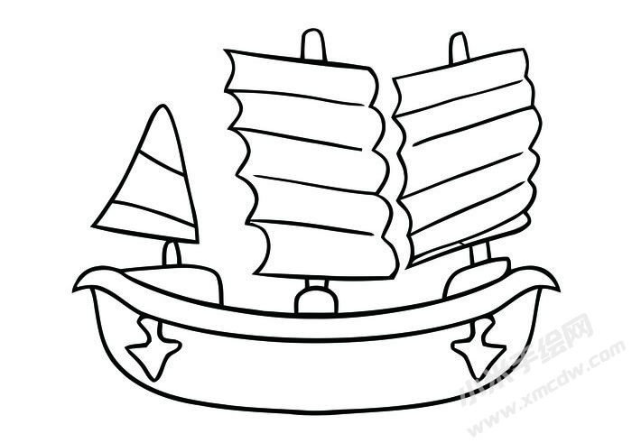 帆船簡(jiǎn)筆畫圖片11.jpg