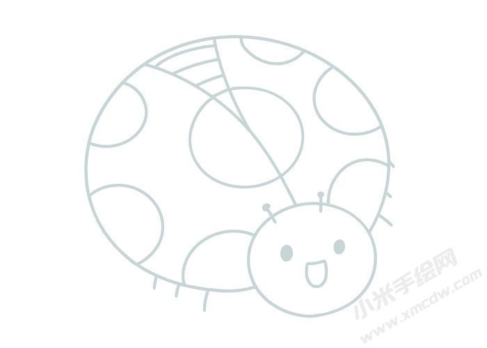 七星瓢蟲簡筆畫灰色線稿03.jpg