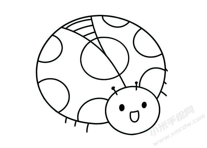 七星瓢蟲(chóng)簡(jiǎn)筆畫(huà)黑白線稿03.jpg