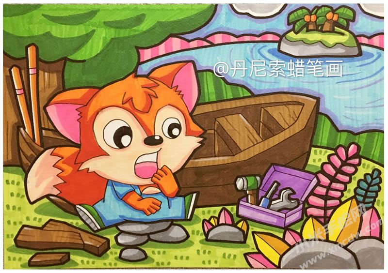 狐貍修理匠蠟筆畫.jpg