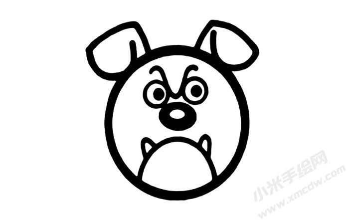 牛頭犬兒童簡筆畫步驟06.jpg