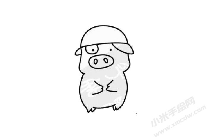 麥兜幼兒簡(jiǎn)筆畫(huà)創(chuàng)作步驟03.jpg