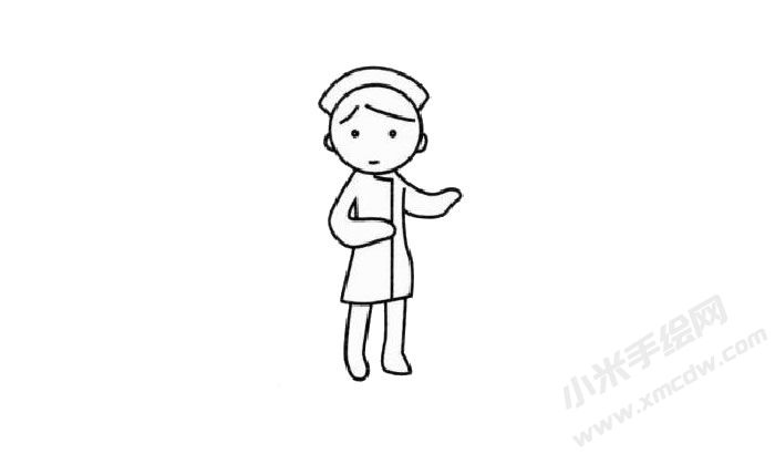 護(hù)士幼兒簡筆畫步驟02.jpg