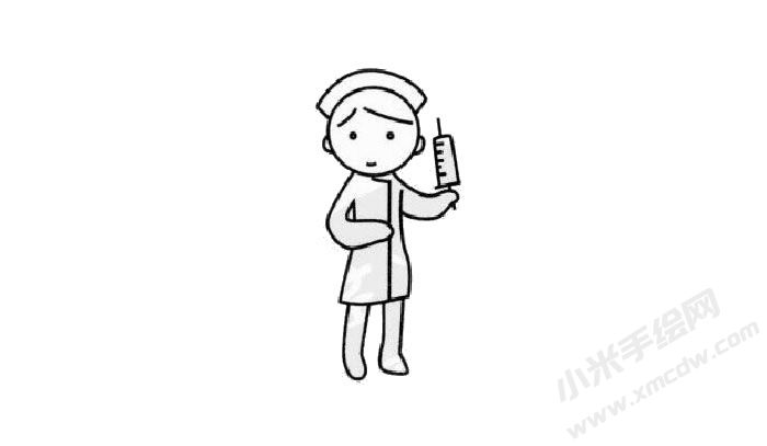 護(hù)士幼兒簡筆畫步驟03.jpg