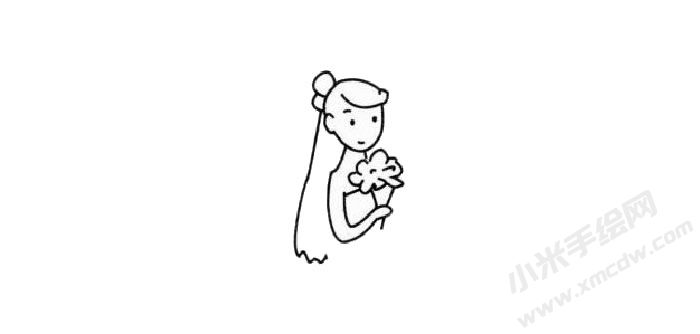 新娘幼兒簡筆畫步驟02.jpg