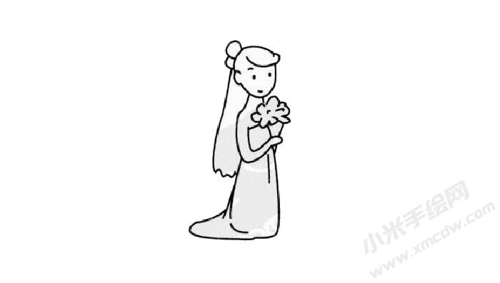 新娘幼兒簡筆畫步驟03.jpg