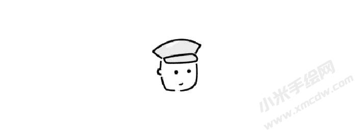 交通警察幼兒簡(jiǎn)筆畫步驟01.jpg