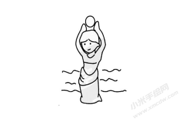 漁女幼兒簡筆畫步驟03.jpg