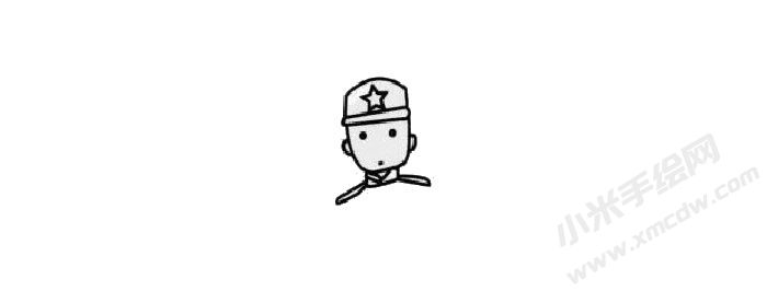 解放軍幼兒簡筆畫步驟01.jpg