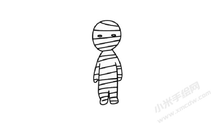 木乃伊幼兒簡筆畫步驟03.jpg