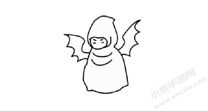 惡魔幼兒簡(jiǎn)筆畫(huà)步驟03.jpg