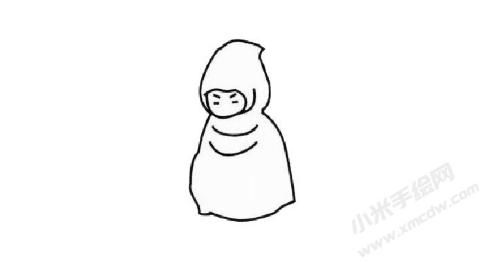惡魔幼兒簡(jiǎn)筆畫(huà)步驟02.jpg