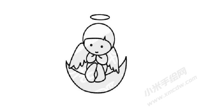 天使幼兒簡筆畫步驟03.jpg