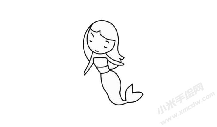 美人魚幼兒簡筆畫步驟02.jpg