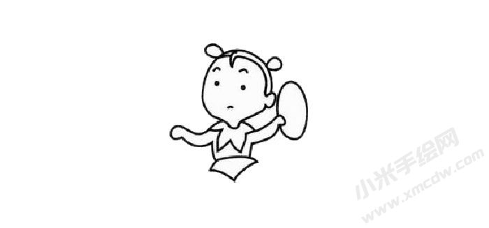 哪吒兒童簡(jiǎn)筆畫(huà)步驟02.jpg