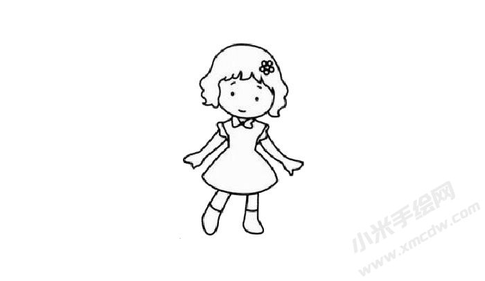 動畫花仙子兒童簡筆畫步驟03.jpg
